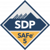 A logo of SAFe® DevOps (Online Course & Certification) at Engaged Agility